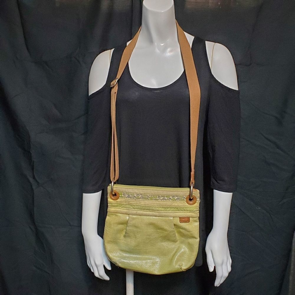Fossil Key-Per Green Crossbody Bag